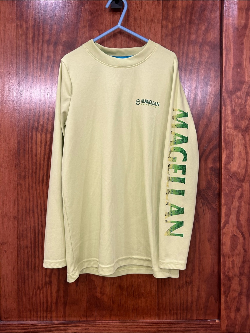 Magellan Outdoors Youth Long Sleeve Performance Shirt - Neon Yellow